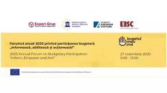 Forumul Anual privind bugetarea participativă „Informează, abilitează, acționează!”