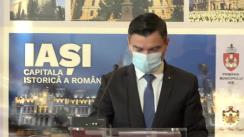Conferință de presă susținută de Primarul municipiului Iași, Mihai Chirica
