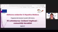 Evenimentul „Pregătirea propunerilor de proiect în cadrul programului de granturi locale al Uniunii Europene pentru Regiunea de Dezvoltare Centru”