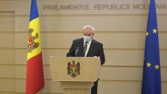 Briefing de presă susținut de către deputatul Fracțiunii ACUM Platforma DA, Chiril Moțpan