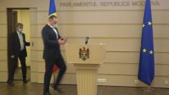 Declarație de presă susținută de Vlad Batrîncea și Corneliu Furculiță