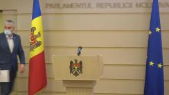 Briefing de presă susținut de vicepreședintele Parlamentului Republicii Moldova, Alexandru Slusari