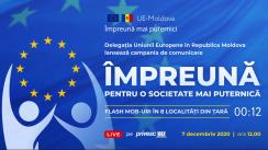  Lansarea campaniei „UE-Moldova: Împreună pentru o societate civilă mai puternică” de către Delegația Uniunii Europene în Republica Moldova