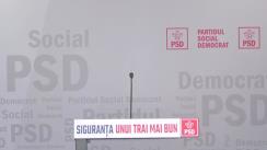 Conferință de presă susținută de prim-vicepreședintele PSD, Sorin Grindeanu