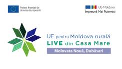 Eveniment online „LIVE din Casa Mare" în localitatea Molovata Nouă, Dubăsari: Suportul UE pe ambele maluri ale Nistrului