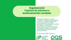 Prezentarea proiectului Regulamentului Comisiei de selectare a medicamentelor esențiale