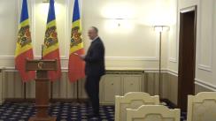 Declarații de presă după ședința de lucru a Președintelui Republicii Moldova, Igor Dodon, cu președintele Parlamentului Republicii Moldova, Zinaida Greceanîi și cu prim-ministrul Republicii Moldova, Ion Chicu