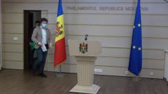 Briefing de presă susținut de deputații Partidului Acțiune și Solidaritate, Dan Perciun și Ion Groza