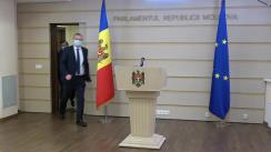 Briefing de presă susținut de deputații PSRM