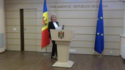 Briefing de presă susținut de deputatul Platformei parlamentare „Pentru Moldova” Violeta Ivanov
