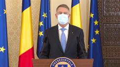 Declarație de presă susținută de Președintele României, Klaus Iohannis