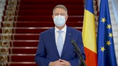 Declarație de presă susținută de Președintele României, Klaus Iohannis