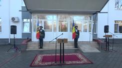 Ceremonia de donare a unul lot de medicamente și echipamente destinate combaterii pandemiei de COVID-19 din partea Ministerului Apărării Naționale din România