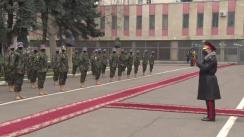 Ceremonia de detașare a celui de-al 14-ea contingent al Armatei Naționale în operațiunea de menținere a păcii KFOR din Kosovo