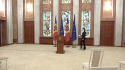 Conferință de presă susținută de Președintele Republicii Moldova, Maia Sandu, dedicată rezultatelor vizitei oficiale la Kiev