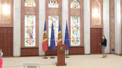 Briefing de presă dedicat rezultatelor vizitei oficiale pe care Președintele Republicii Moldova, Maia Sandu, a efectuat-o în zilele de 18-19 ianuarie la Bruxelles