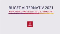 Prezentarea bugetului alternativ elaborat de Partidul Social Democrat