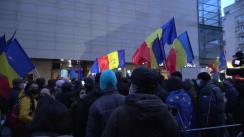 Acțiune de protest organizat de AUR în fața Ministerului Sănătății