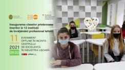 Inaugurarea claselor prietenoase tinerilor în 12 instituții de învățământ profesional tehnic