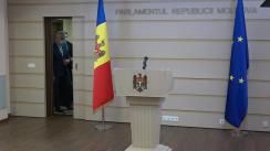 Briefing de presă susținut de Fracțiunea ACUM PLATFORMA DA în timpul ședinței Parlamentului Republicii Moldova din 11 februarie 2021