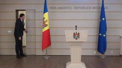 Briefing de presă organizat de Partidul Socialiștilor din Republica Moldova