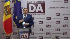 Conferință de presă organizată de Partidul Platforma Demnitate și Adevăr