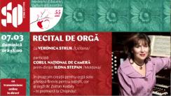 Concert la Sala cu Orgă. Recital de orgă cu Veronica Struk/Ucraina, în cadrul Festivalului Internațional de Muzică „Mărțișor”, ediția 55