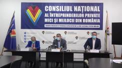 Conferință de presă organizată de Consiliul Național al Întreprinderilor Private Mici și Mijlocii din România