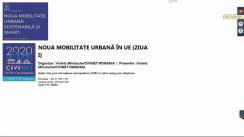 "Noua mobilitate urbană: Sustenabilă și smart" - prima zi de conferință având ca temă noua Strategie de mobilitate, lansată de Comisia Europeană în decembrie 2020 și noile linii de finanțare care se vor deschide în această primăvară.