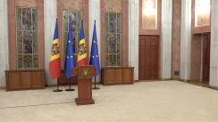 Briefing de presă susținut de Președintele Republicii Moldova, Maia Sandu, după ședința Consiliului Suprem de Securitate din 13 martie 2021