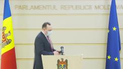 Briefing de presă al deputatului Vlad Batrîncea, vicepreședintele Parlamentului Republicii Moldova