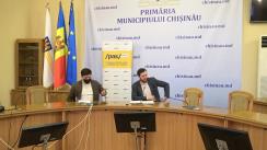 Conferința de presă organizată de Fracțiunea PAS din CMC pe tema „Soluții pentru depășirea crizei transportului public din Chișinău pe timp de pandemie”