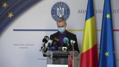 Conferință de presă susținută de Ministrul Justiției din România, Stelian Ion