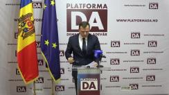 Conferință de presă organizată de Partidul Platforma Demnitate și Adevăr