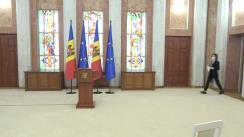 Briefing de presă susținut de Președintele Republicii Moldova, Maia Sandu