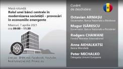 Eveniment online organizat de Banca Națională a Moldovei cu tema „Rolul unei bănci centrale în modernizarea societății – provocări în economiile emergente”