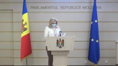 Briefing de presă susținut de către deputatul Platformei parlamentare „Pentru Moldova”, Ruxanda Glavan