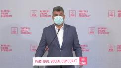 Conferință de presă după ședința Biroului Politic Național al Partidului Social Democrat din 12 aprilie 2021