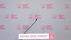 Conferință de presă organizată de președintele PSD, Marcel Ciolacu