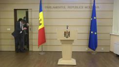 Declarația fracțiunii Partidului Acțiune și Solidaritate în timpul ședinței Parlamentului Republicii Moldova din 23 aprilie 2021