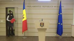 Declarația fracțiunii Partidului Socialiștilor din Republica Moldova în timpul ședinței Parlamentului Republicii Moldova din 23 aprilie 2021