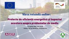 Masa rotundă organizată de Asociația pentru Guvernare Eficientă și Responsabilă și AO ADR „Habitat” cu tema „Proiecte de eficiență energetică și impactul acestora asupra problemelor de mediu”