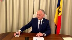 Președintele Igor Dodon răspunde