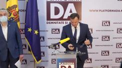 Conferință de presă organizată de Partidul Platforma Demnitate și Adevăr