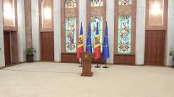 Briefing de presă susținut de Președintele Republicii Moldova, Maia Sandu