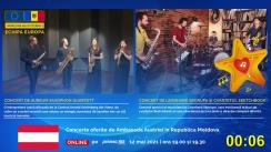 Zilele Europei 2021 / Concert susținut de Aureum Saxophon Quartett (oferit de Ambasada Austriei în Republica Moldova)