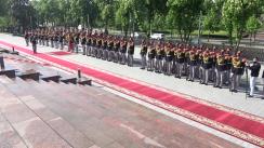 Ceremonia oficială de întâmpinare a Președintelui Republicii Lituania, Gitanas Nauseda, de către Președintele Republicii Moldova, Maia Sandu