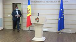 Briefing de presă susținut de fracțiunea parlamentară PSRM