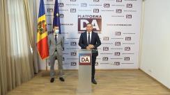 Conferință de presă organizată de Partidul Platforma Demnitate și Adevăr