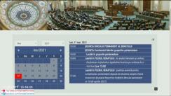 Ședința în plen a Senatului României din 17 mai 2021